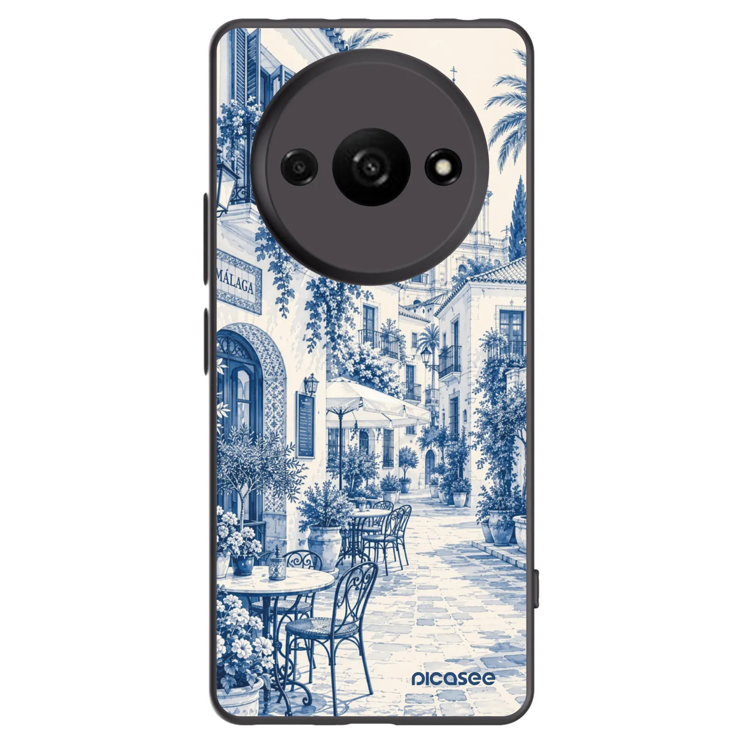 Picasee silikonowe czarne etui na Xiaomi Redmi A3 - Calle Azul
