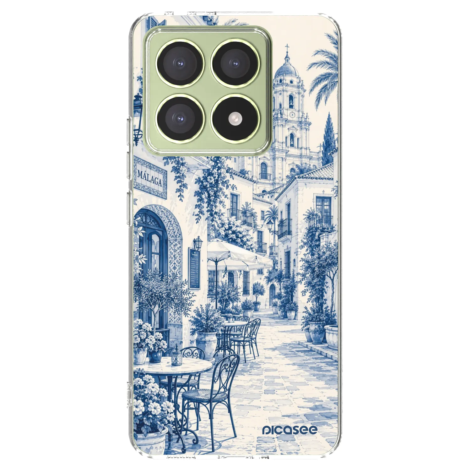 Picasee silikonowe przeźroczyste etui na Xiaomi 14T - Calle Azul