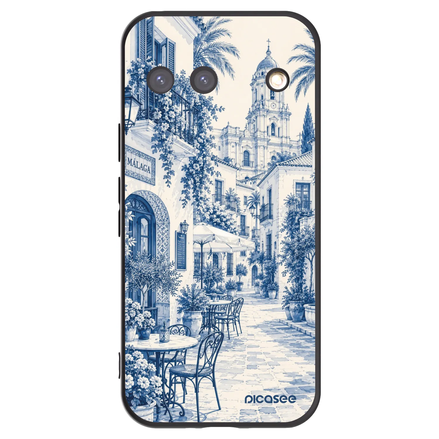 Picasee silikonowe czarne etui na Google Pixel 9 - Calle Azul