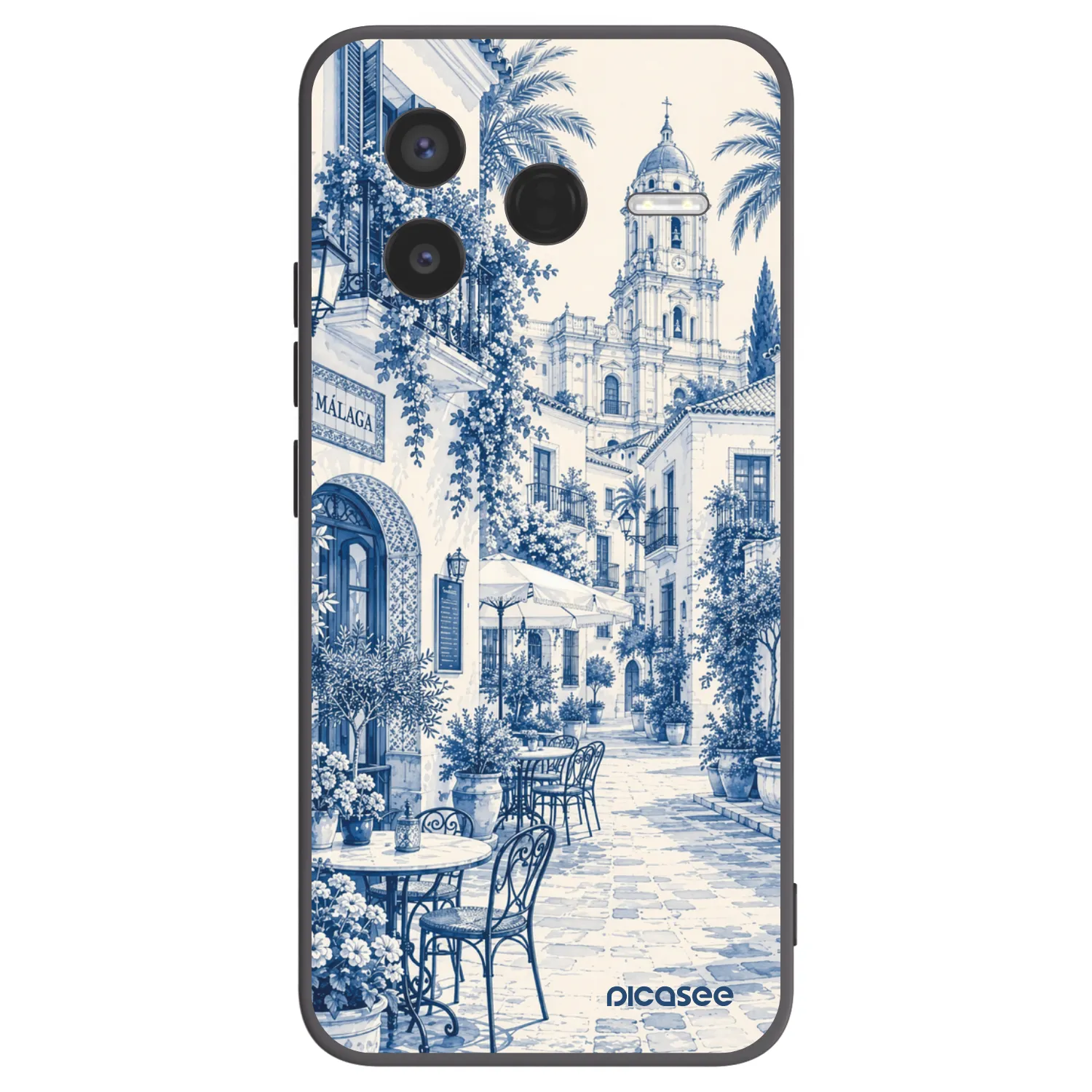 Picasee silikonowe czarne etui na Xiaomi Poco F7 Pro 5G - Calle Azul
