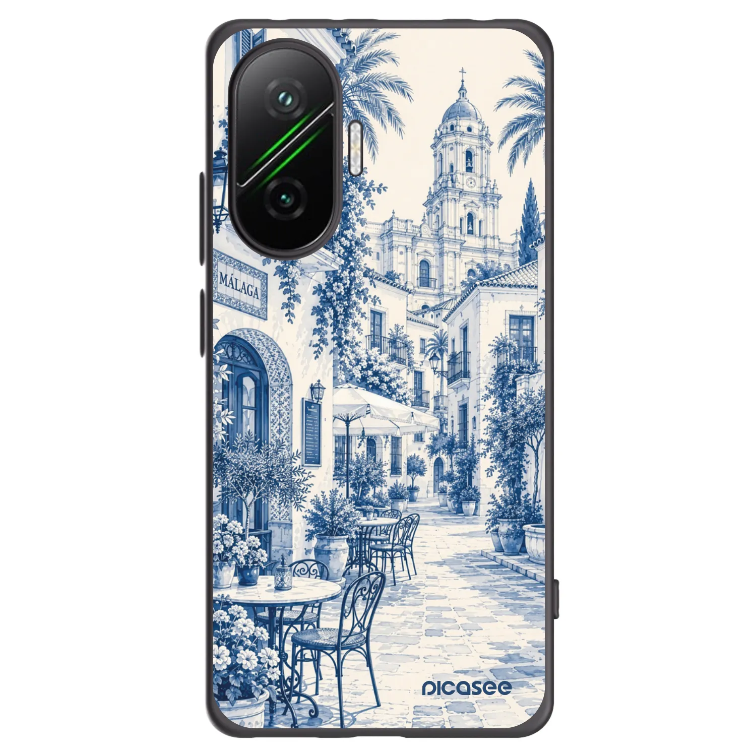 Picasee silikonowe czarne etui na Xiaomi Poco F7 5G - Calle Azul