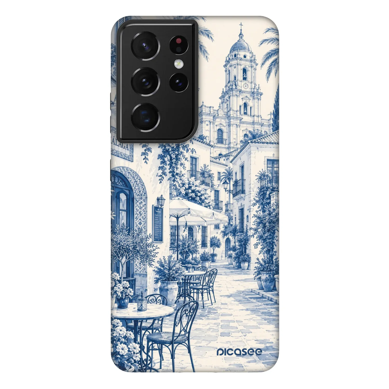 Picasee Fashion Case na Samsung Galaxy S21 Ultra 5G G998B - Calle Azul