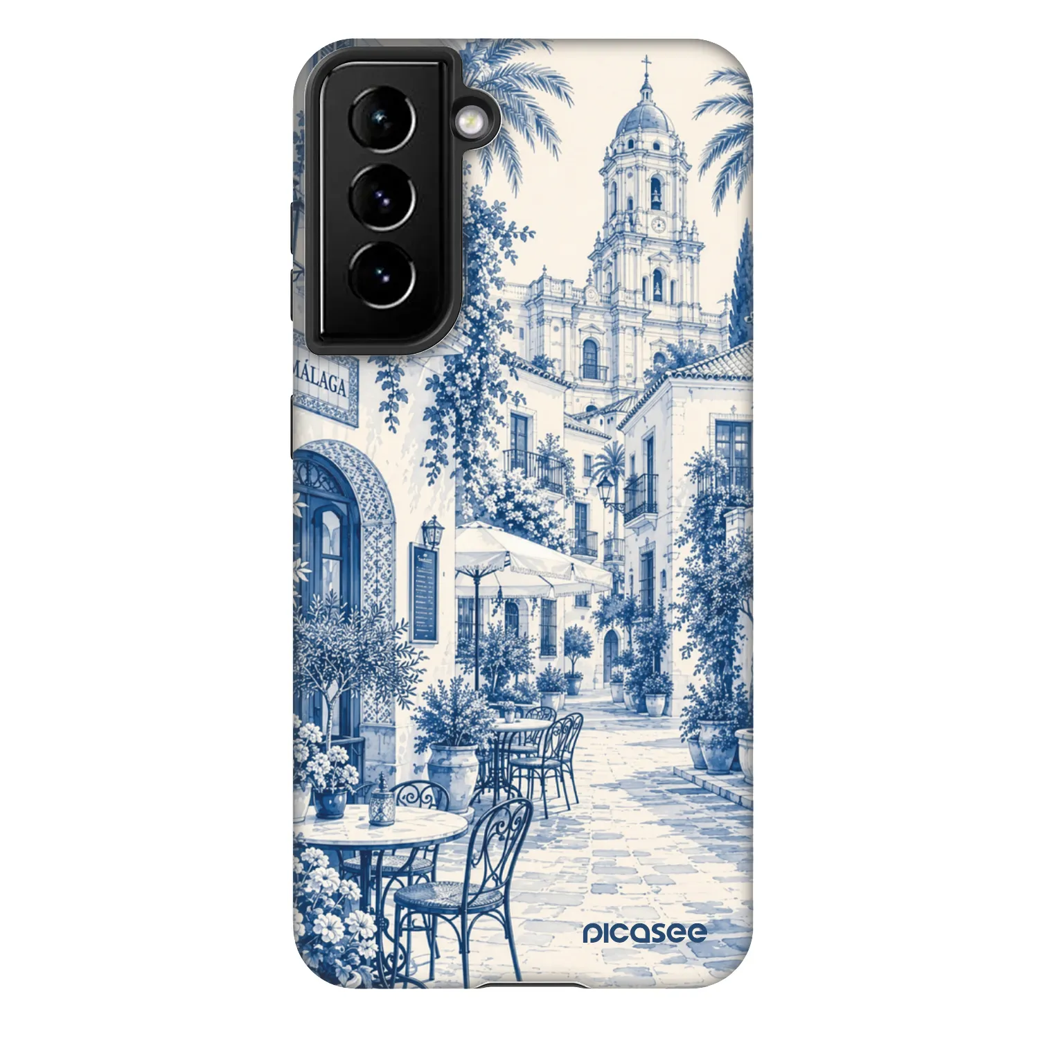 Picasee Fashion Case na Samsung Galaxy S21 5G G991B - Calle Azul