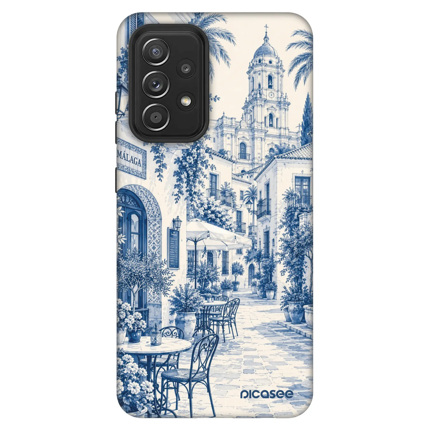 Picasee Fashion Case na Samsung Galaxy A52 5G A525F - Calle Azul