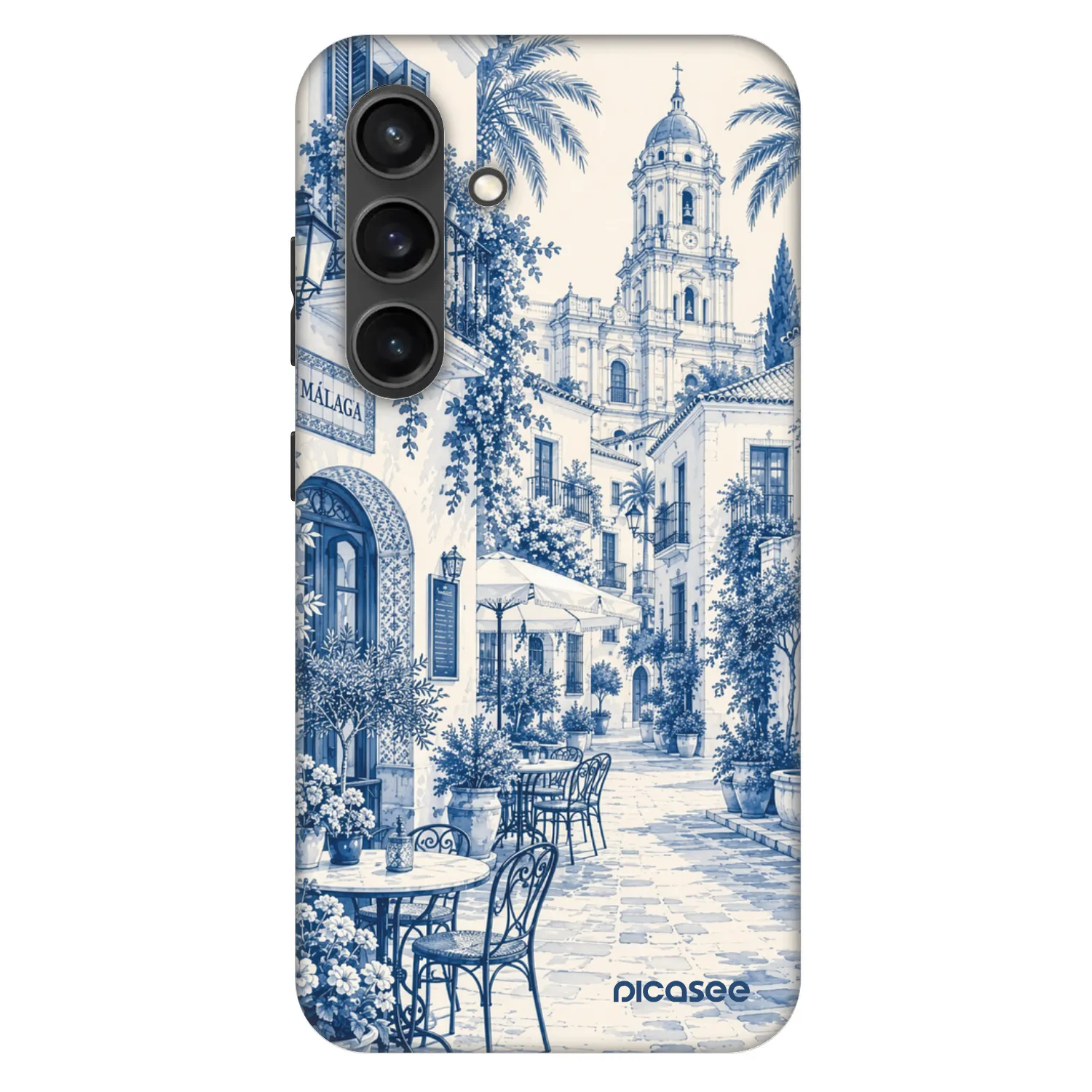 Picasee Fashion Case PowerShare pro Samsung Galaxy S24+ S926B 5G - Calle Azul