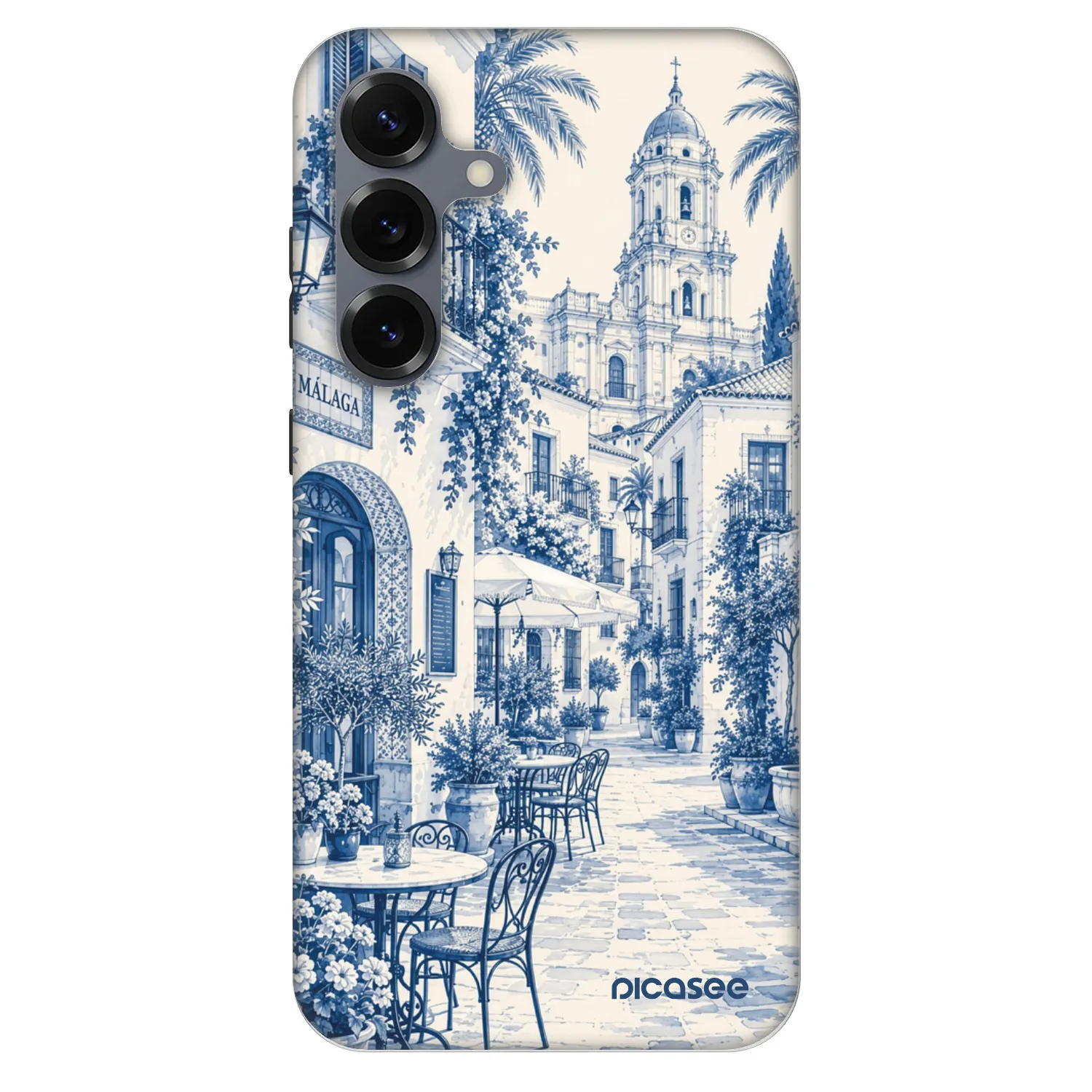 Picasee Fashion Case PowerShare pro Samsung Galaxy S25+ 5G - Calle Azul