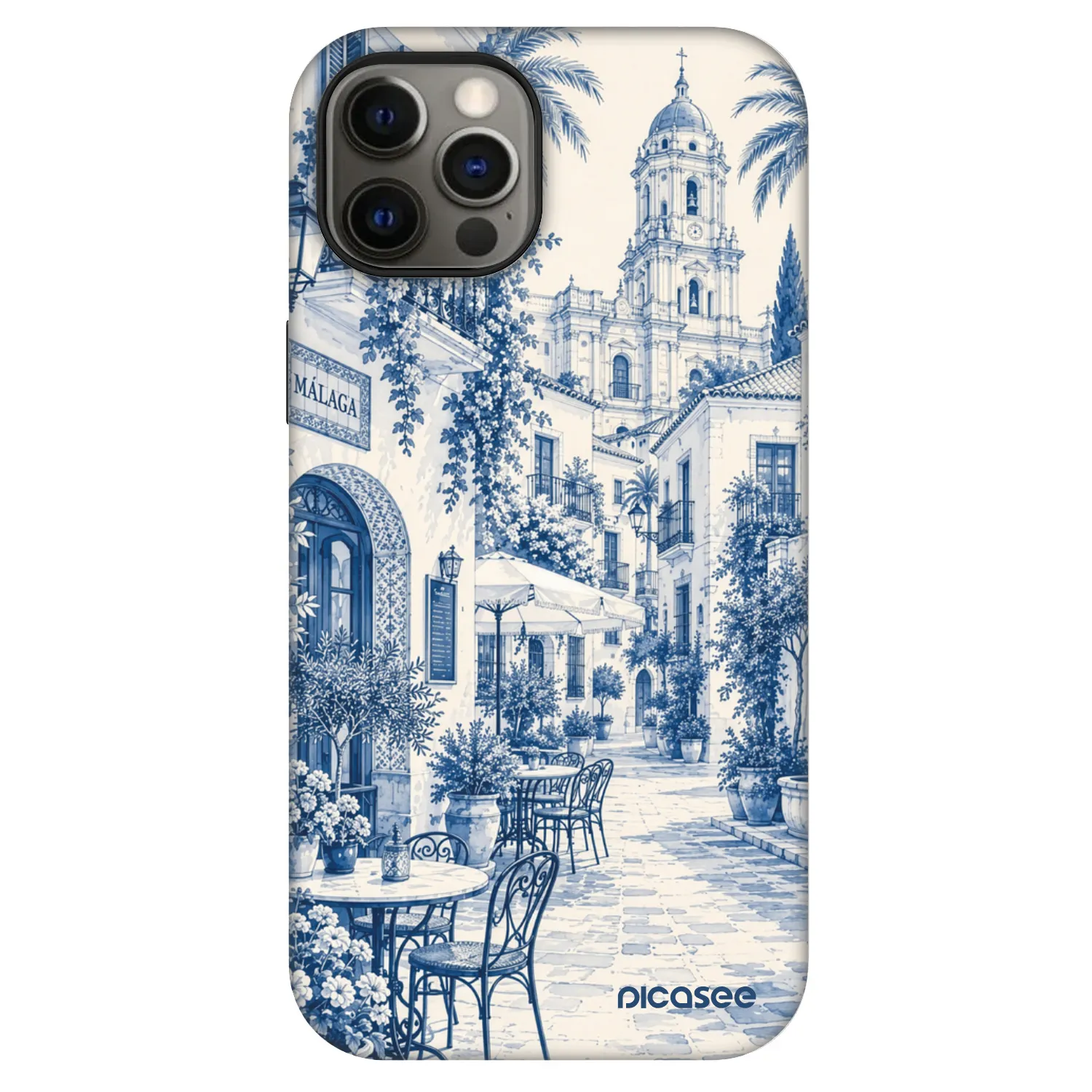 Picasee Fashion Case MagSafe na Apple iPhone 12 - Calle Azul