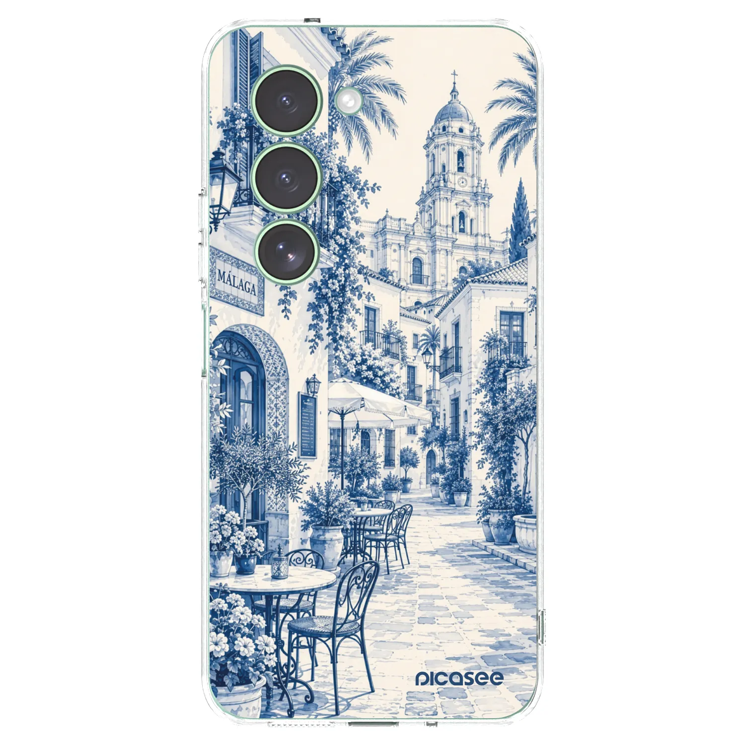 Picasee silikonowe przeźroczyste etui na Xiaomi Redmi 15 5G - Calle Azul