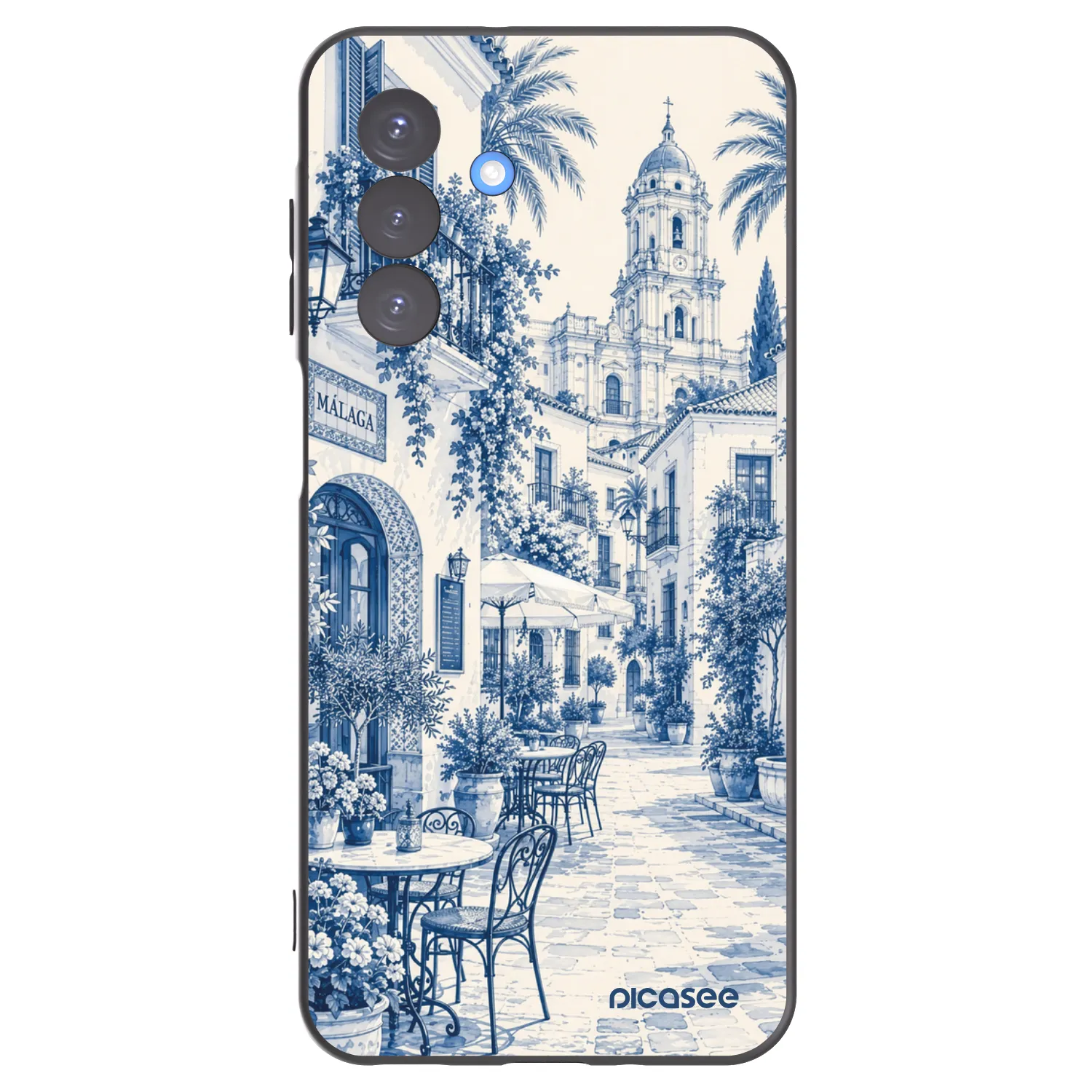 Picasee silikonowe czarne etui na Samsung Galaxy A17 5G - Calle Azul