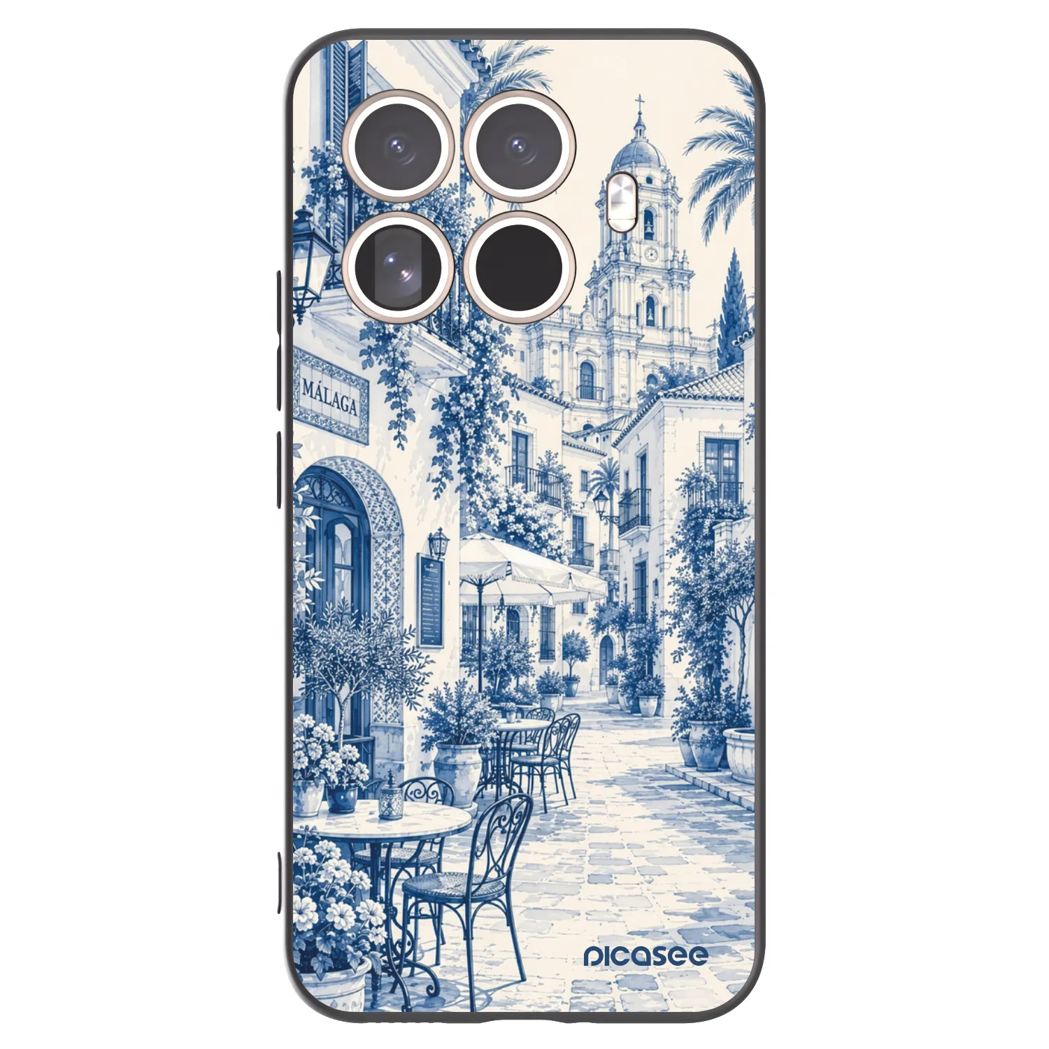 Picasee silikonowe czarne etui na Xiaomi 15T Pro - Calle Azul