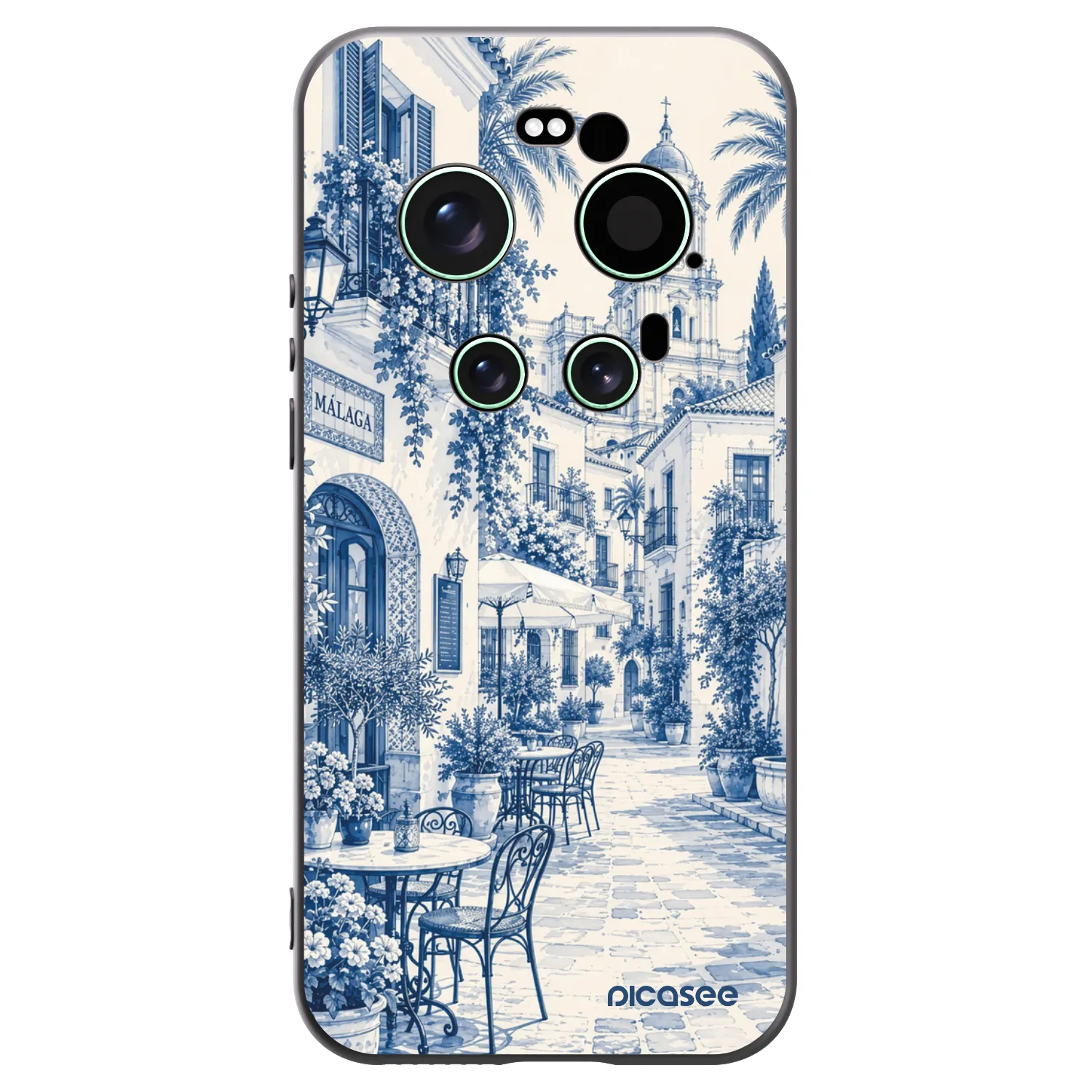 Picasee silikonowe czarne etui na Xiaomi 17 Ultra - Calle Azul
