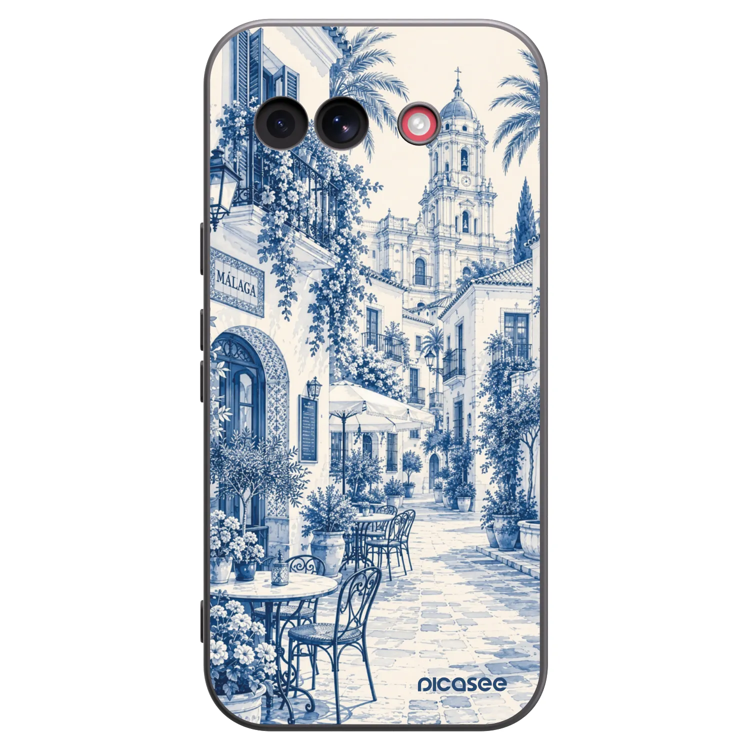 Picasee silikonowe czarne etui na Google Pixel 10a - Calle Azul