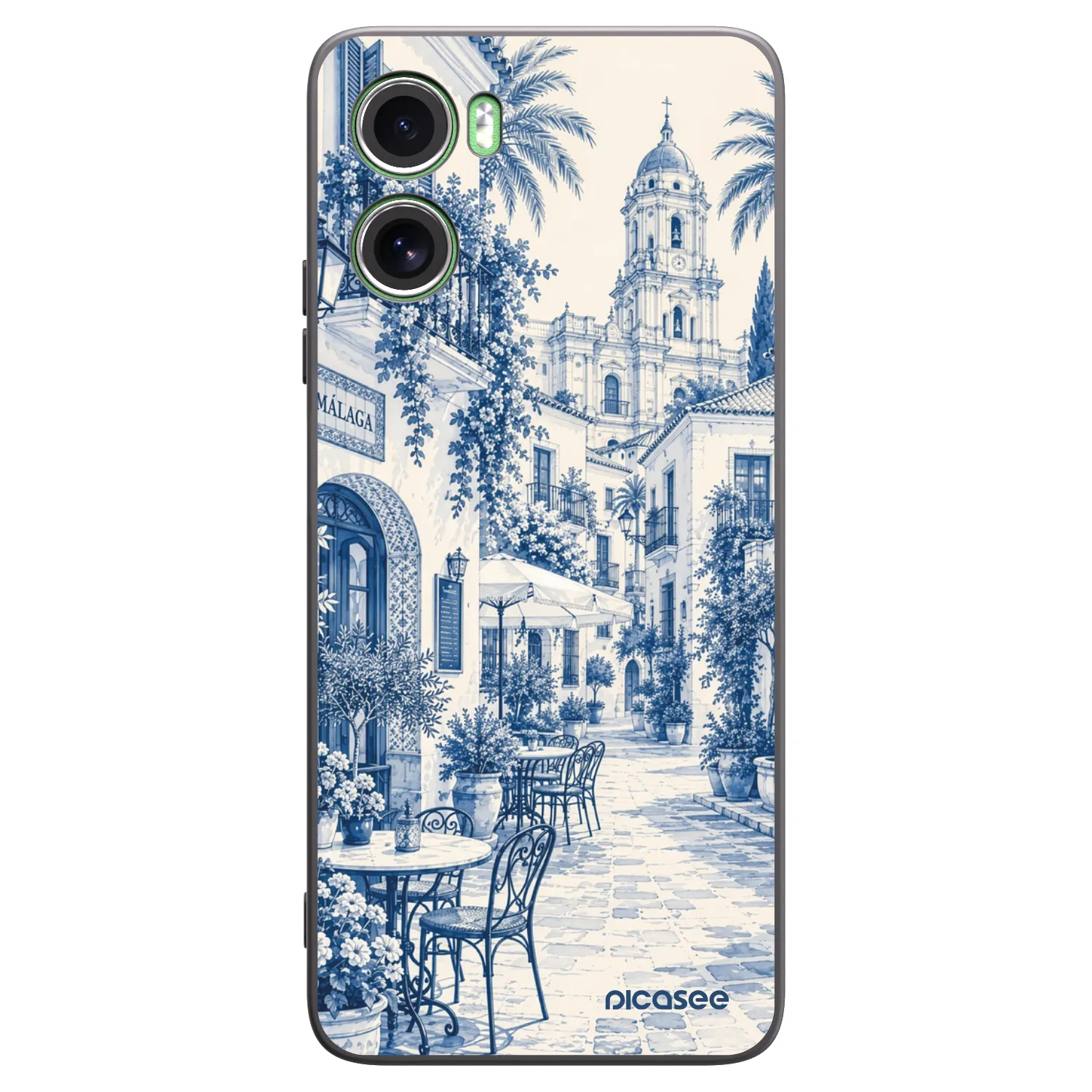 Picasee silikonowe czarne etui na Motorola Moto G06 - Calle Azul