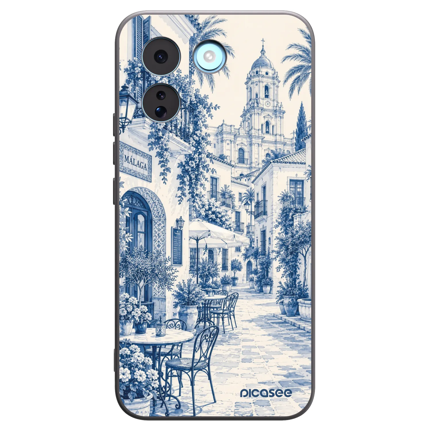 Picasee silikonowe czarne etui na Xiaomi Redmi Note 17 Pro MAX 5G - Calle Azul