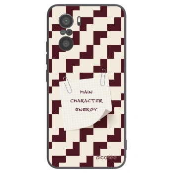 Picasee silikonowe czarne etui na Xiaomi Poco F3 - Lead Role