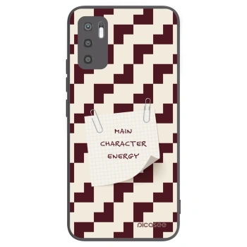 Picasee silikonowe czarne etui na Xiaomi Redmi Note 10 5G - Lead Role