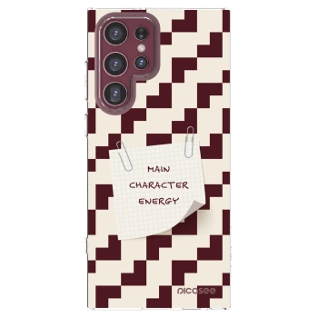 Picasee silikonowe przeźroczyste etui na Samsung Galaxy S22 Ultra 5G - Lead Role