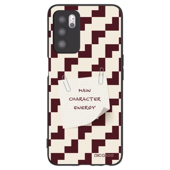 Picasee silikonowe czarne etui na OPPO A16 - Lead Role