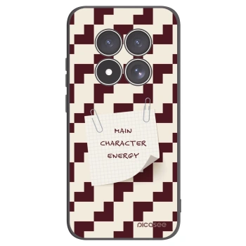 Picasee silikonowe czarne etui na Xiaomi Redmi Note 15 Pro 4G - Lead Role