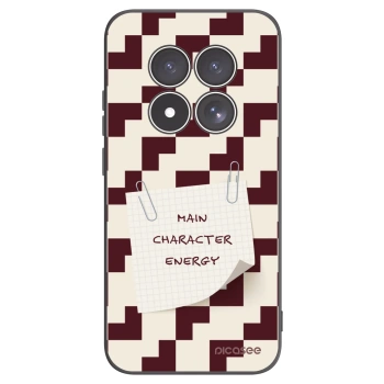 Picasee silikonowe czarne etui na Xiaomi Redmi Note 15 Pro 5G - Lead Role