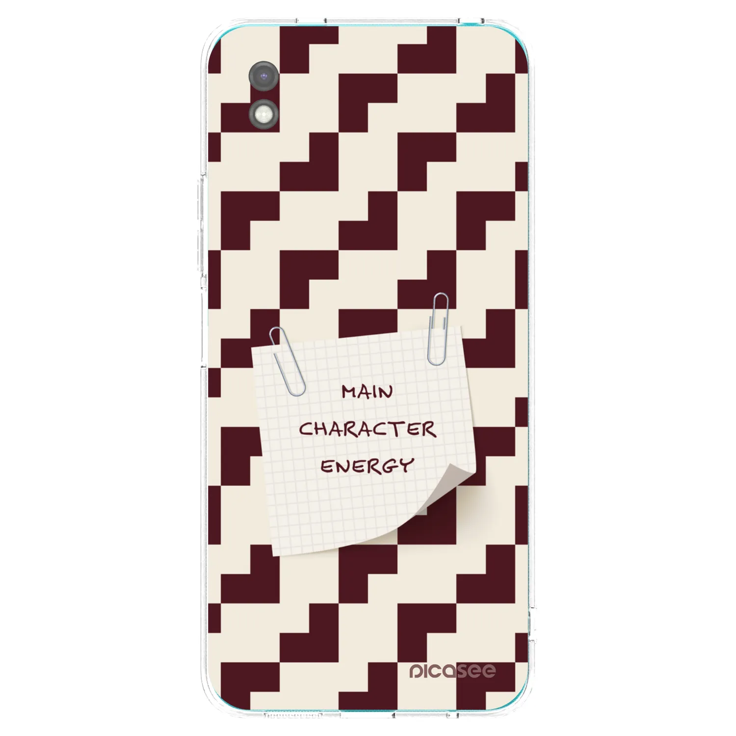 Picasee silikonowe czarne etui na Xiaomi Redmi 9A - Lead Role