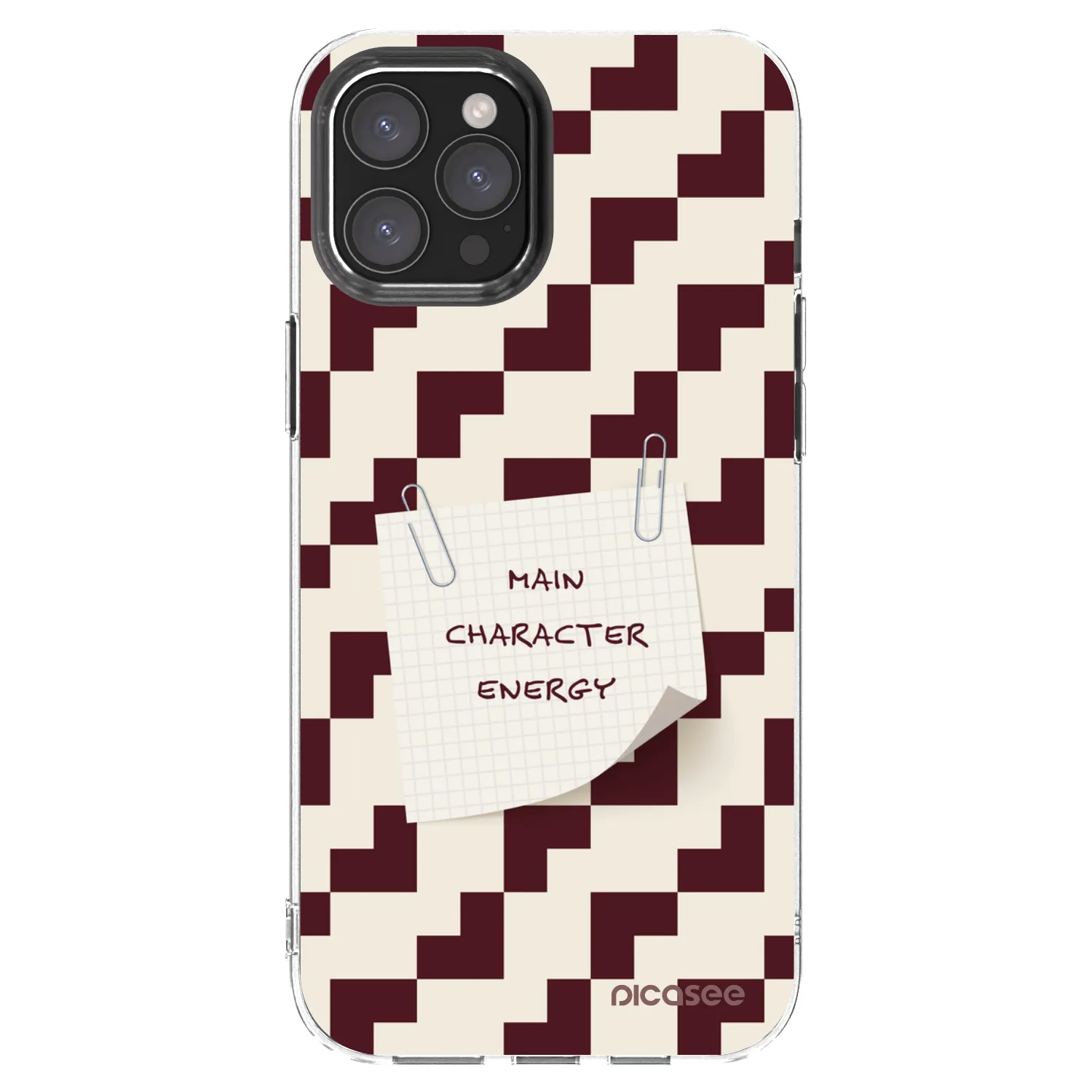 Picasee silikonowe przeźroczyste etui na Apple iPhone 12 Pro Max - Lead Role