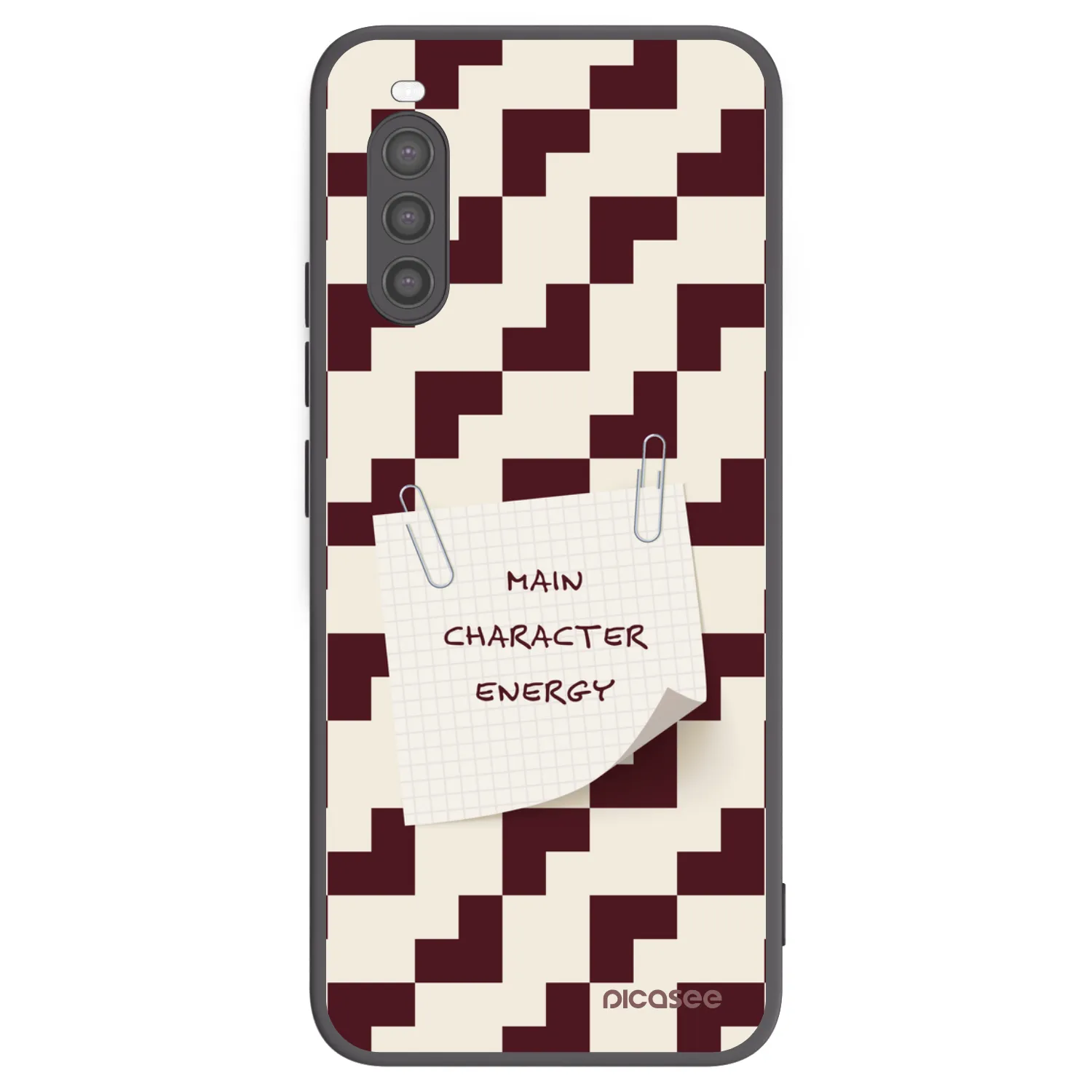 Picasee silikonowe czarne etui na Sony Xperia 10 II - Lead Role