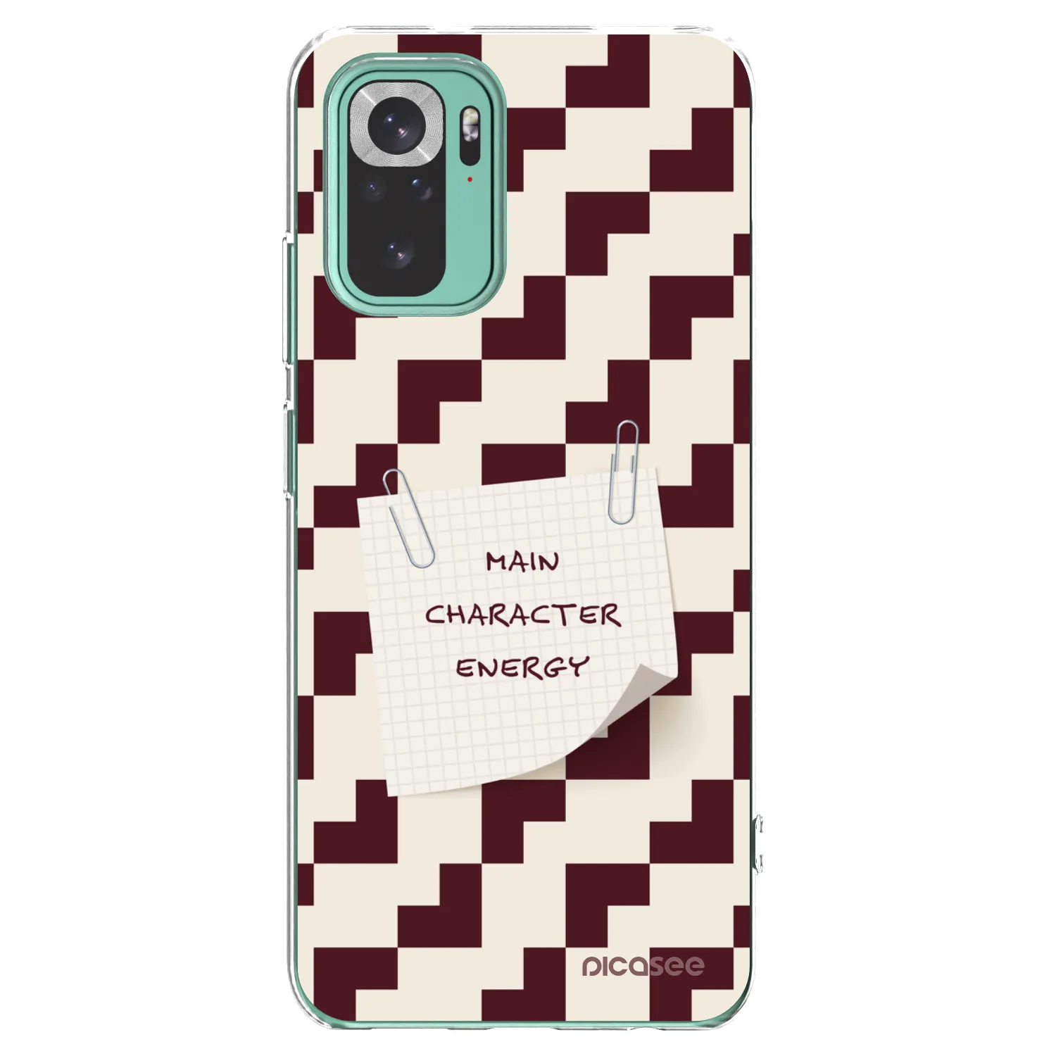 Picasee silikonowe przeźroczyste etui na Xiaomi Redmi Note 10 Pro - Lead Role