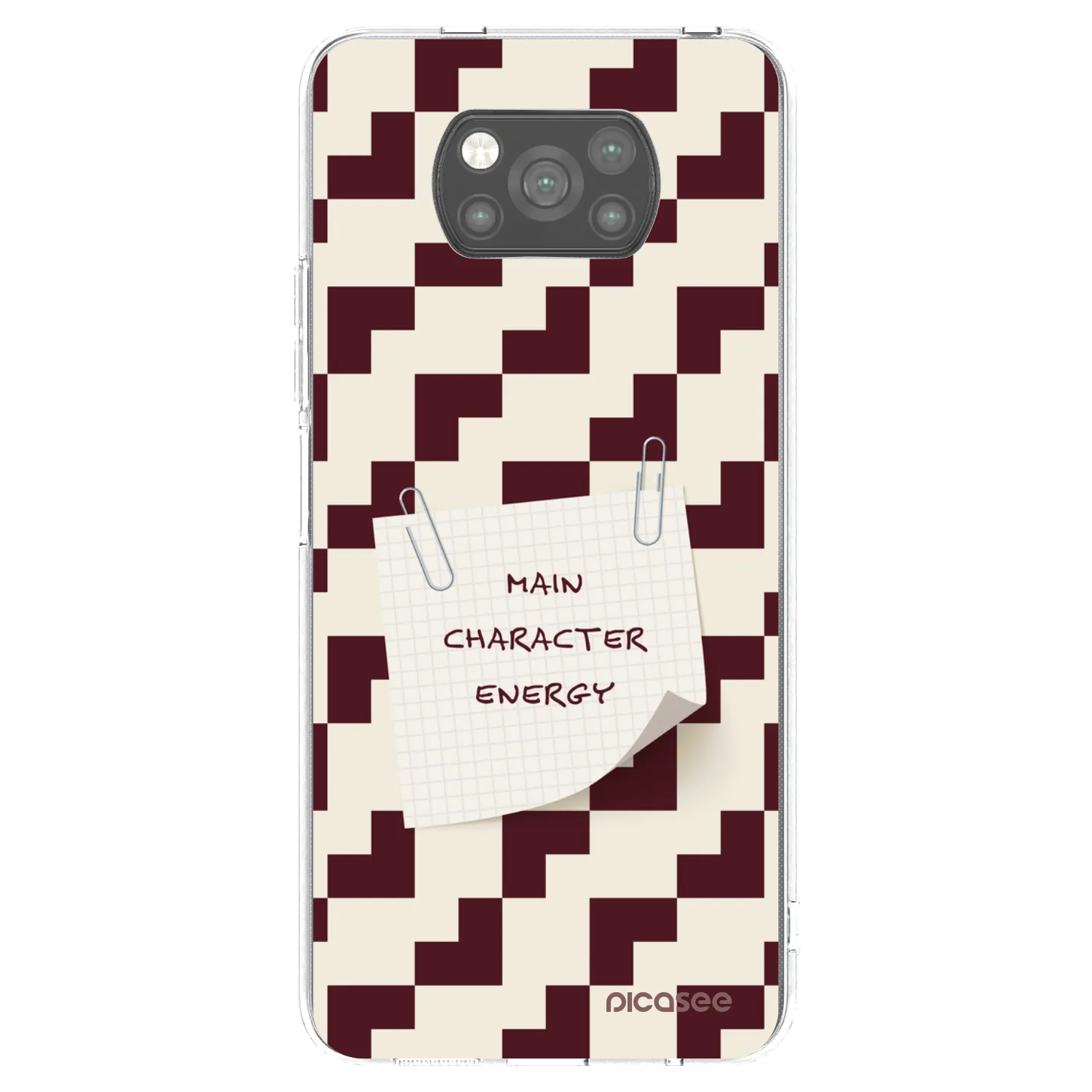 Picasee silikonowe czarne etui na Xiaomi Poco X3 Pro - Lead Role