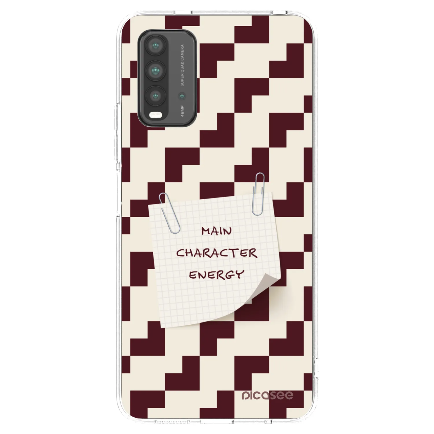 Picasee silikonowe czarne etui na Xiaomi Redmi 9T - Lead Role