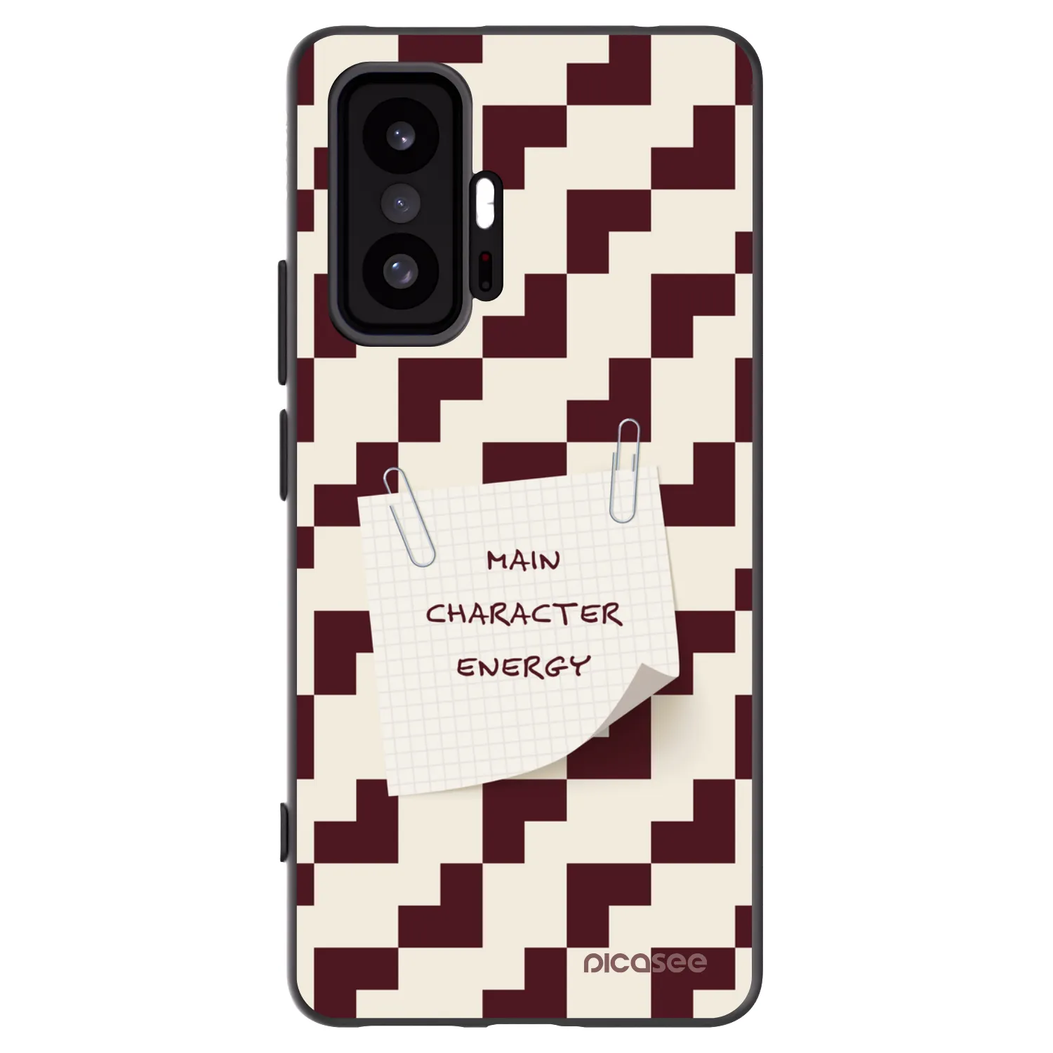 Picasee silikonowe czarne etui na Xiaomi 11T - Lead Role