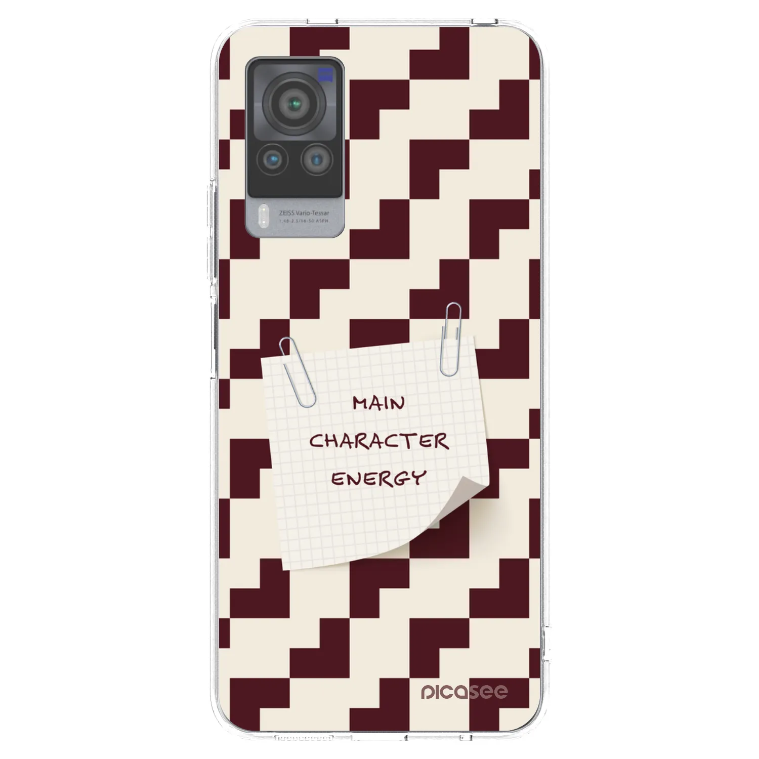 Picasee silikonowe przeźroczyste etui na Vivo X60 Pro 5G - Lead Role