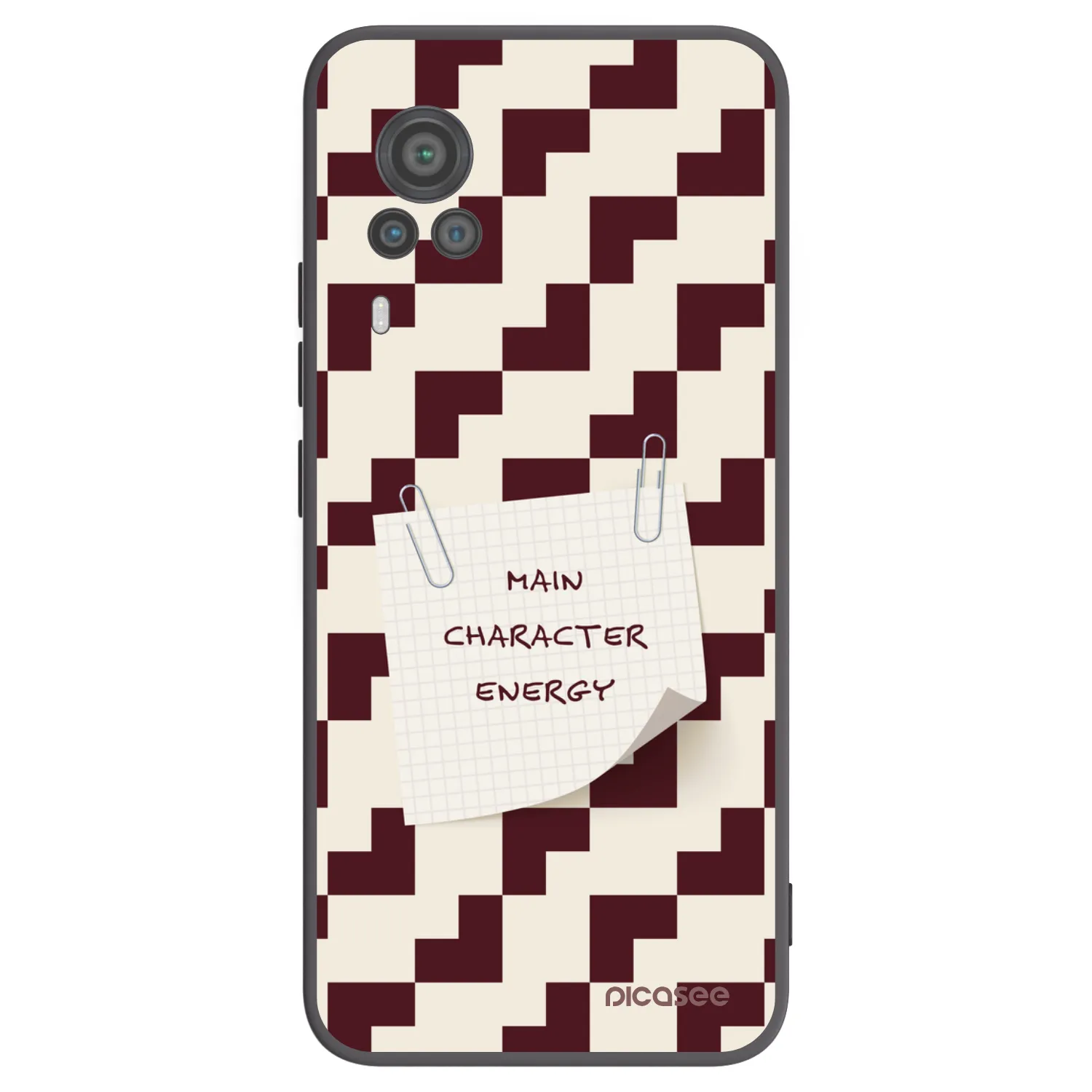 Picasee silikonowe czarne etui na Vivo X60 Pro 5G - Lead Role