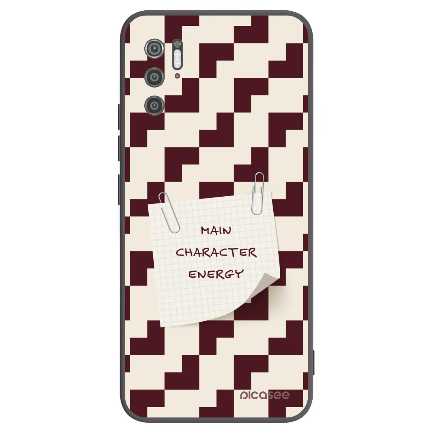 Picasee silikonowe czarne etui na Xiaomi Poco M3 Pro 5G - Lead Role