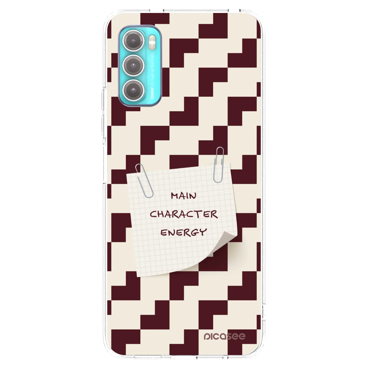 Picasee silikonowe przeźroczyste etui na Motorola Moto G60 - Lead Role