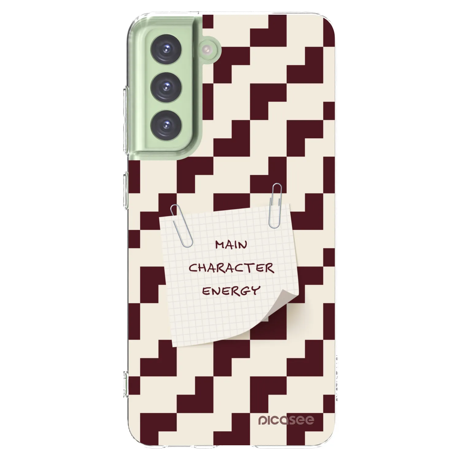 Picasee silikonowe przeźroczyste etui na Samsung Galaxy S21 FE 5G - Lead Role