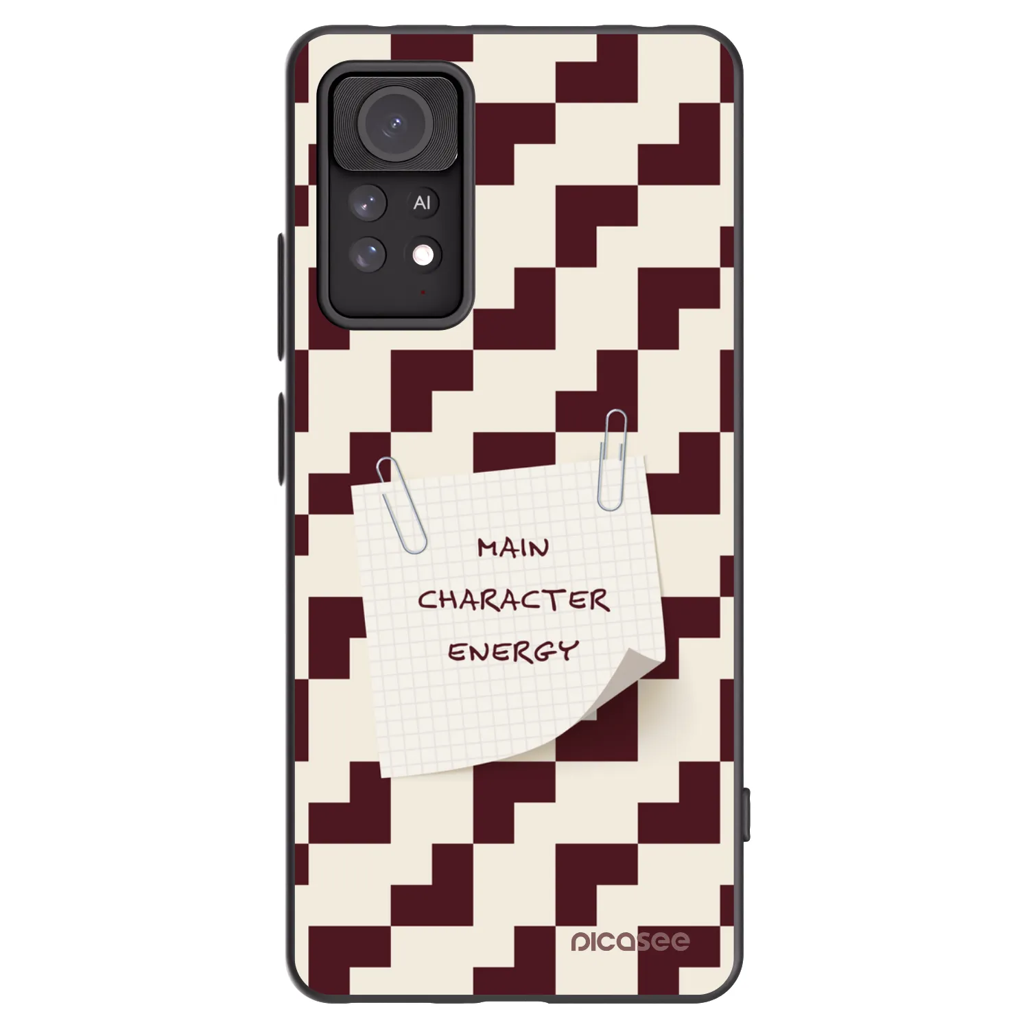 Picasee silikonowe czarne etui na Xiaomi Redmi Note 11 Pro 5G - Lead Role