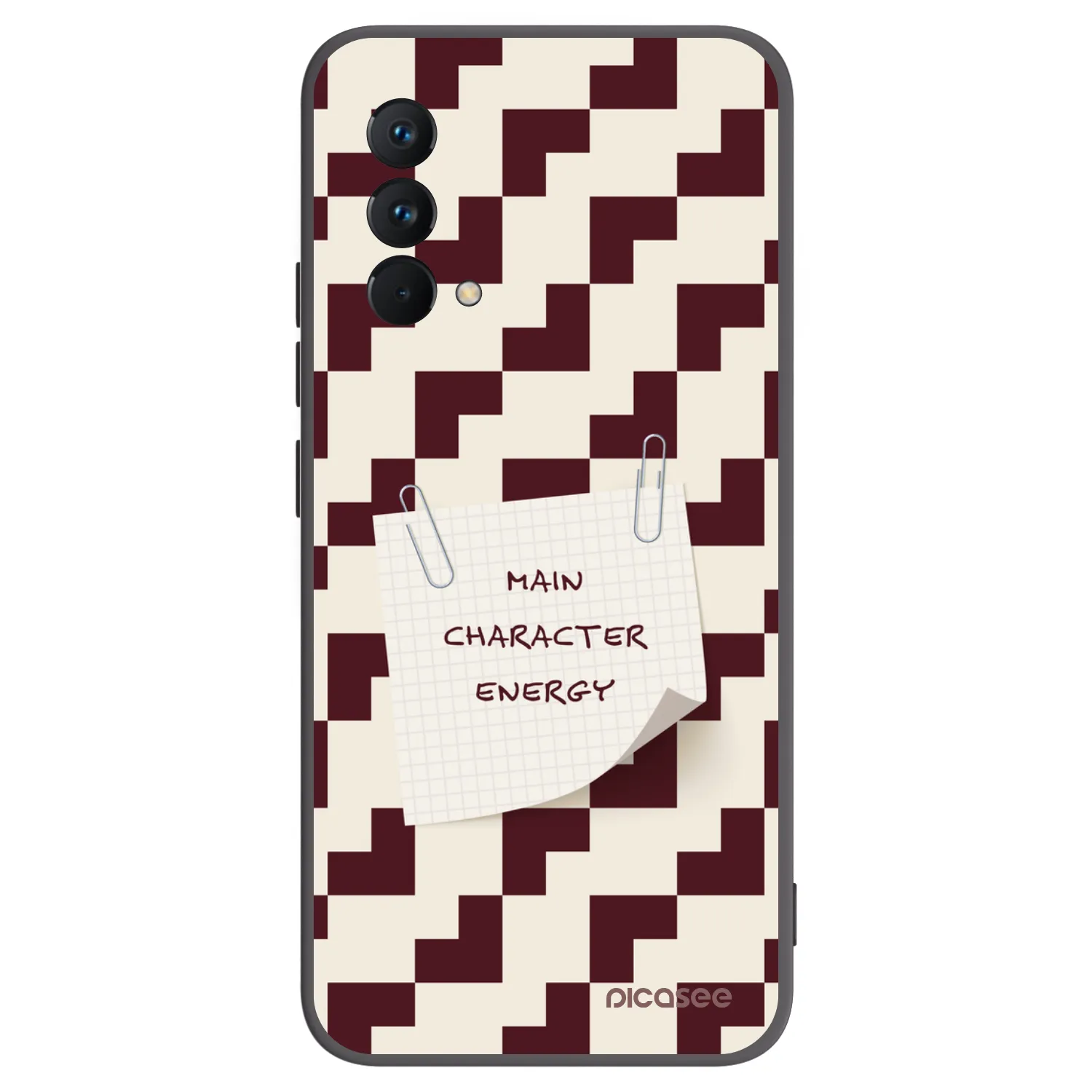 Picasee silikonowe czarne etui na Realme GT Master Edition 5G - Lead Role