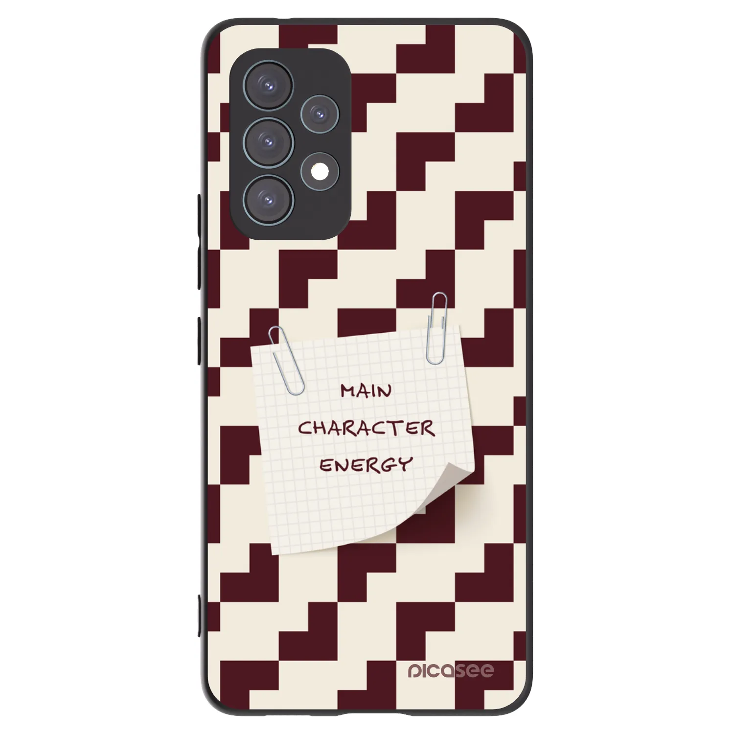 Picasee silikonowe czarne etui na Samsung Galaxy A53 5G A536 - Lead Role