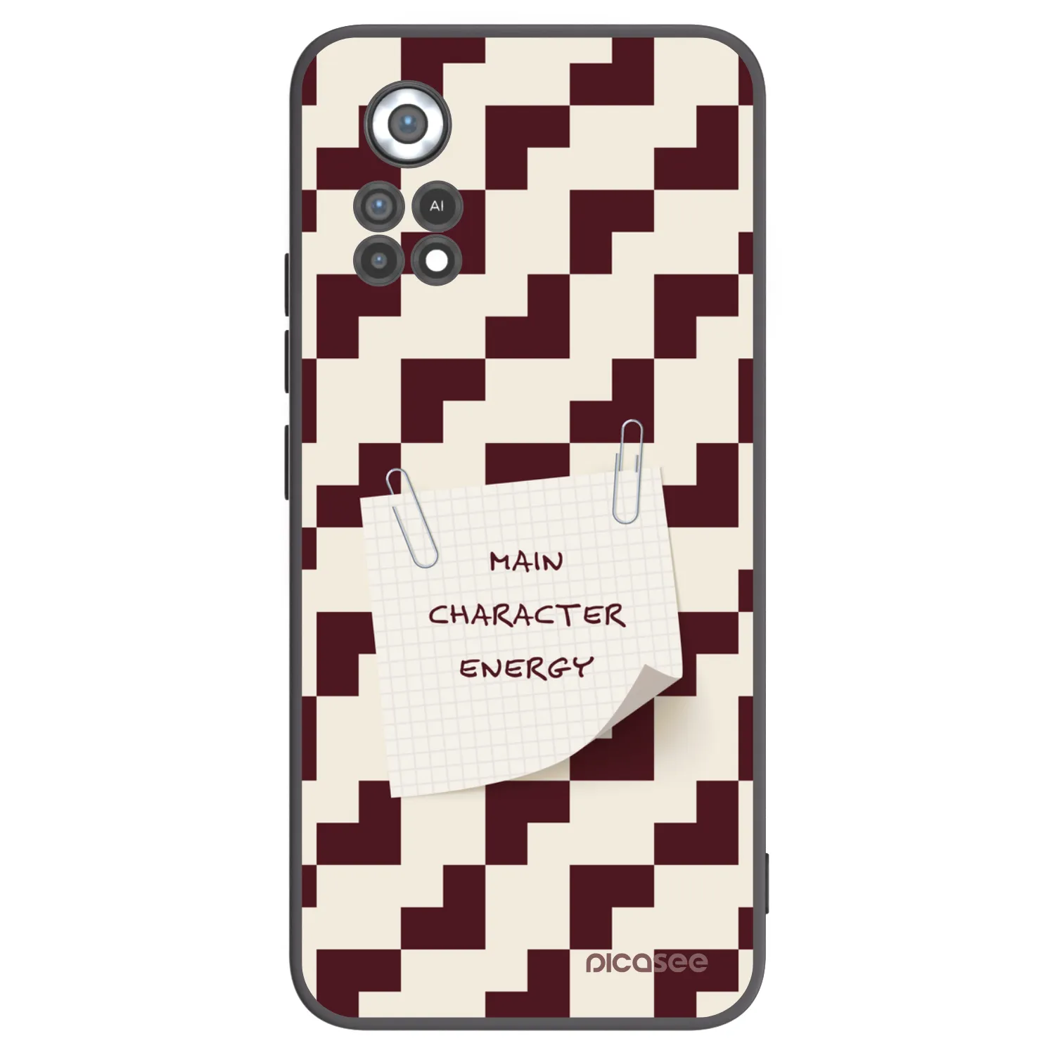 Picasee silikonowe czarne etui na Xiaomi Poco X4 Pro 5G - Lead Role