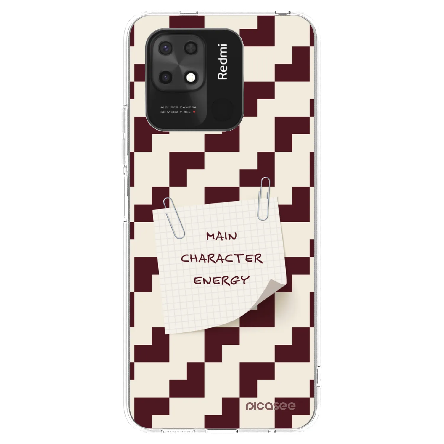 Picasee silikonowe przeźroczyste etui na Xiaomi Redmi 10C - Lead Role
