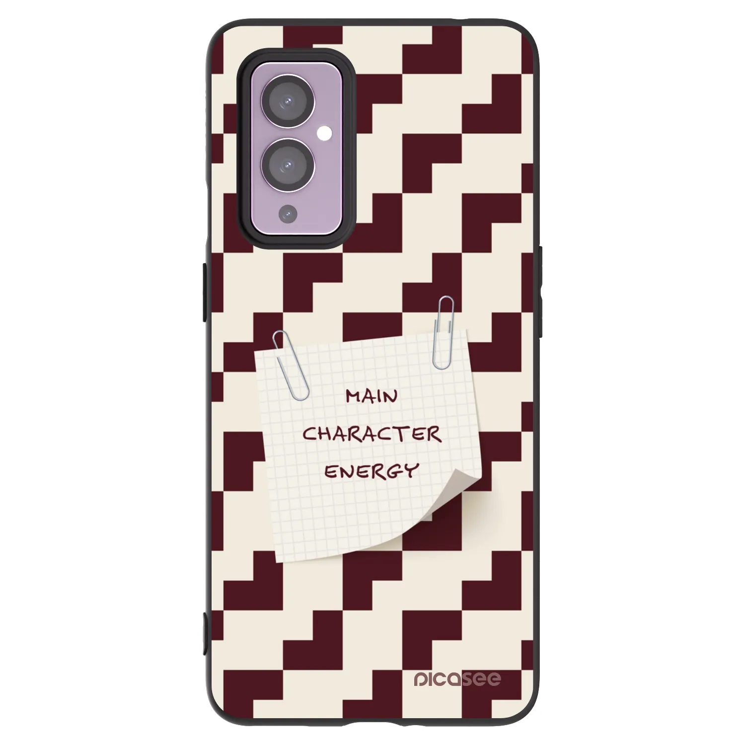 Picasee silikonowe czarne etui na OnePlus 9 - Lead Role