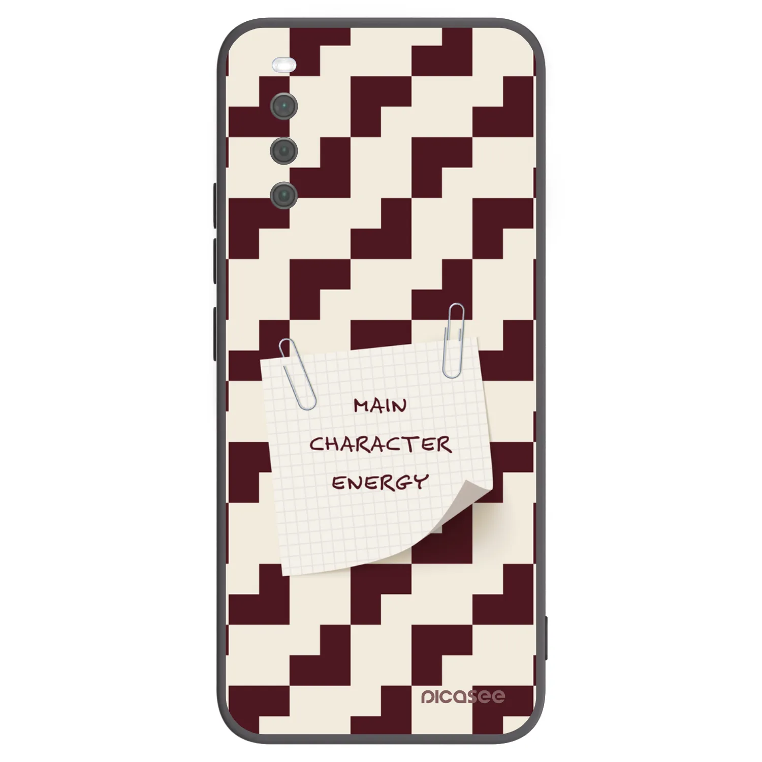 Picasee silikonowe czarne etui na Sony Xperia 10 III - Lead Role