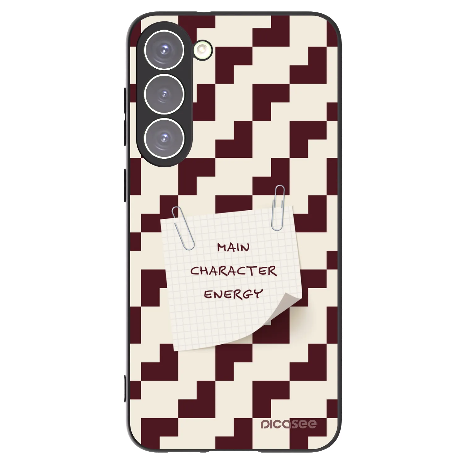 Picasee silikonowe czarne etui na Samsung Galaxy S23+ 5G - Lead Role