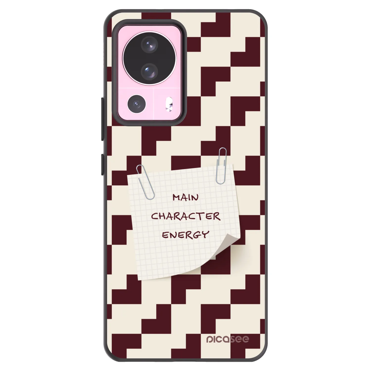 Picasee silikonowe czarne etui na Xiaomi 13 Lite - Lead Role