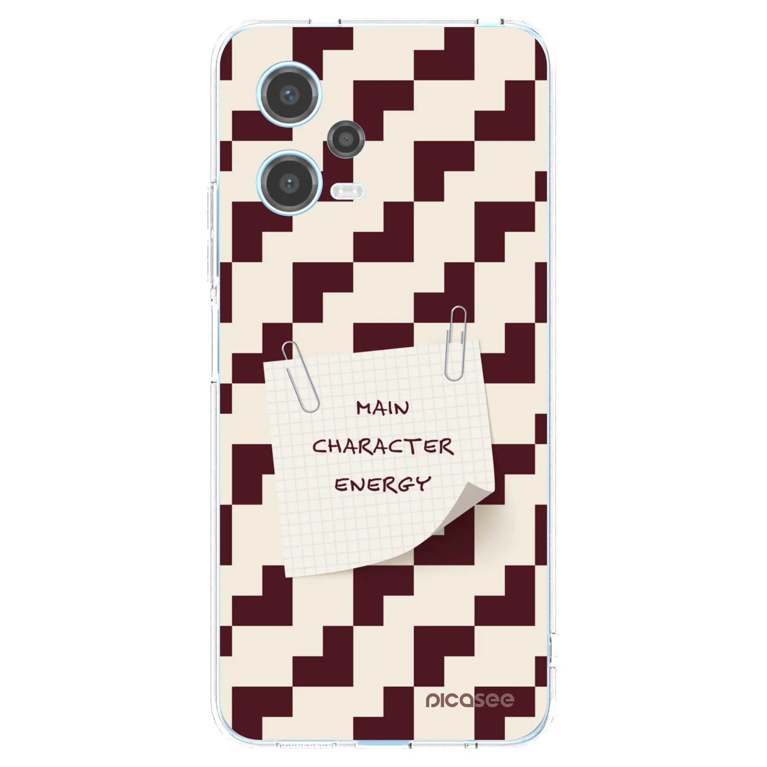 Picasee silikonowe przeźroczyste etui na Xiaomi Redmi Note 12 5G - Lead Role