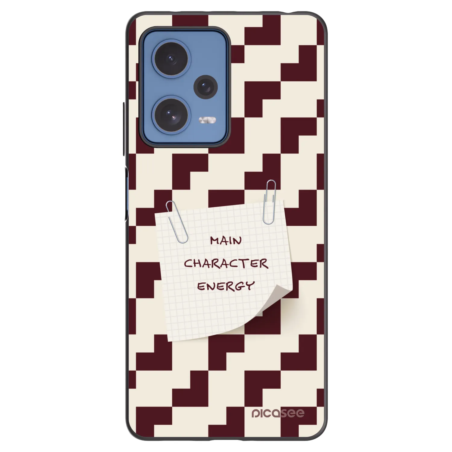 Picasee silikonowe czarne etui na Xiaomi Redmi Note 12 Pro 5G - Lead Role