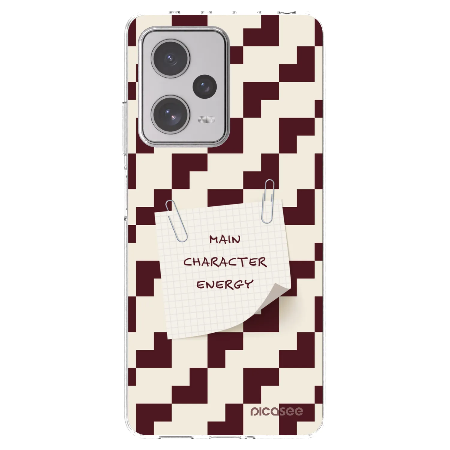 Picasee silikonowe przeźroczyste etui na Xiaomi Redmi Note 12 Pro+ 5G - Lead Role