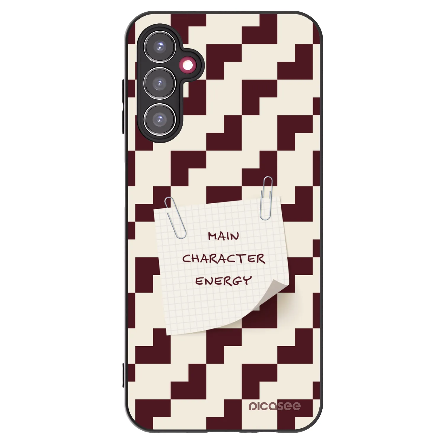 Picasee silikonowe czarne etui na Samsung Galaxy A14 5G A146P - Lead Role