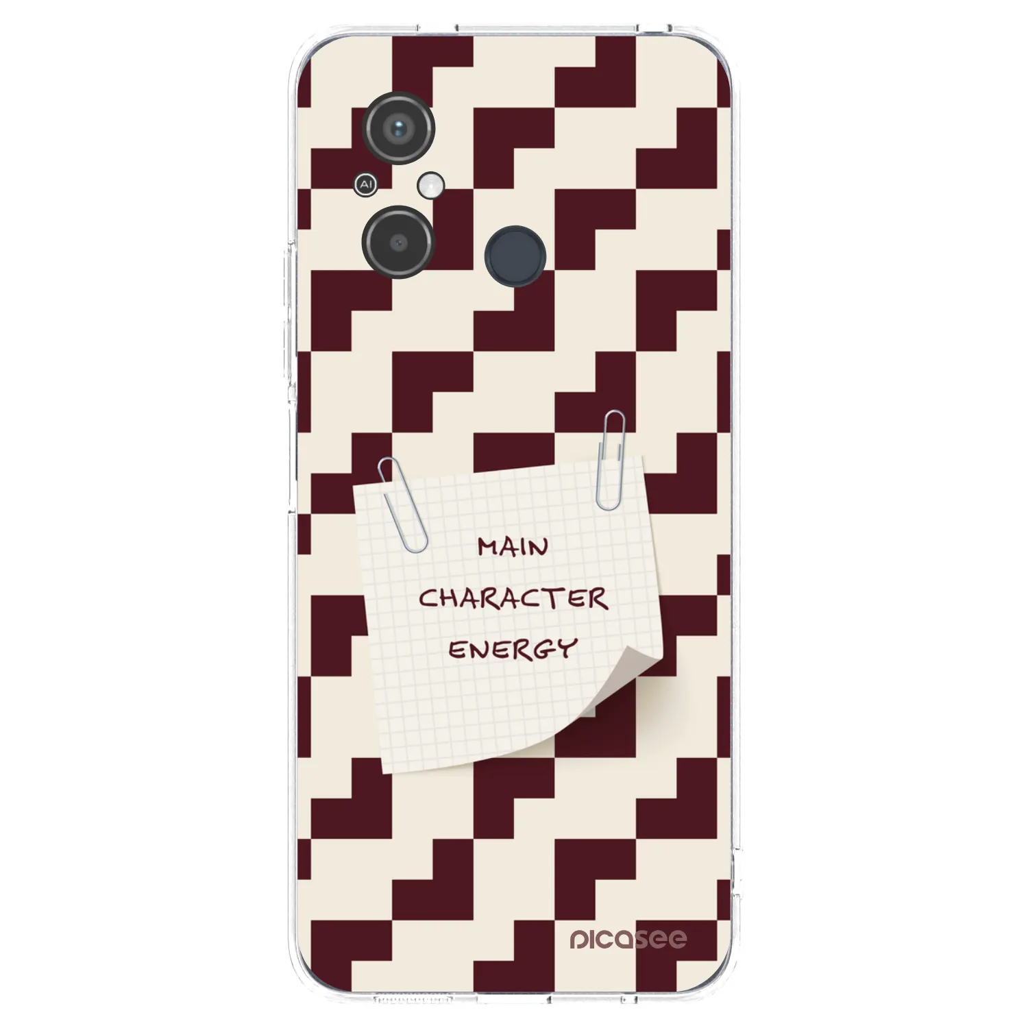 Picasee silikonowe przeźroczyste etui na Xiaomi Redmi 12C - Lead Role